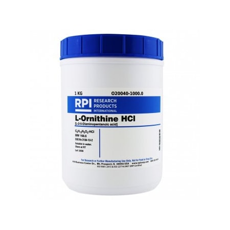 Rpi L-Ornithine HCl, 1 KG O20040-1000.0